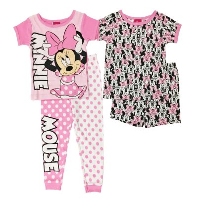 Girls minnie 2024 mouse pajamas