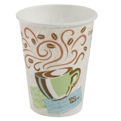 50 X Disposable Coffee Tea PAPER CUPS Tableware for Hot Cold Drink FAST DELIVERY 