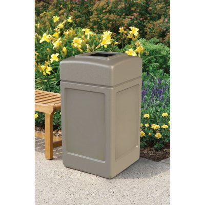 Commercial Zone Square Waste Container, Open Top Lid, 42 gal (Choose Your  Color) - Sam's Club