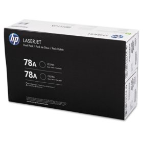 HP 78A Original Laser Jet Toner Cartridge, Black (2,100 Page Yield) - 2 Pack