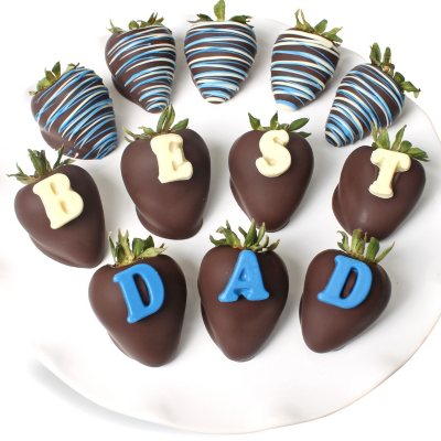 Father's Day Belgian Chocolate-Covered Strawberries (12 pc.) - Sam's Club
