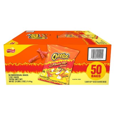 Cheetos Flamin' Hot Crunchy Snacks (1 oz., 50 ct.) - Sam's Club