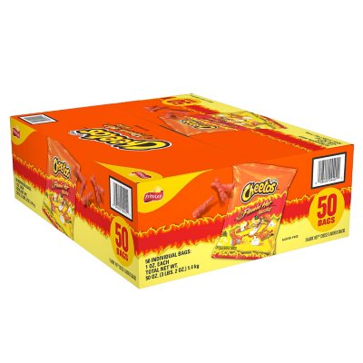 Cheetos Crunchy Cheese Flavored Snack Box Pack, Chips, 1 Ounce (Pack of 40)