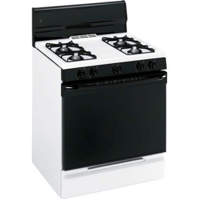 GE? 30" FreeStanding Gas Range White/Black Sam's Club