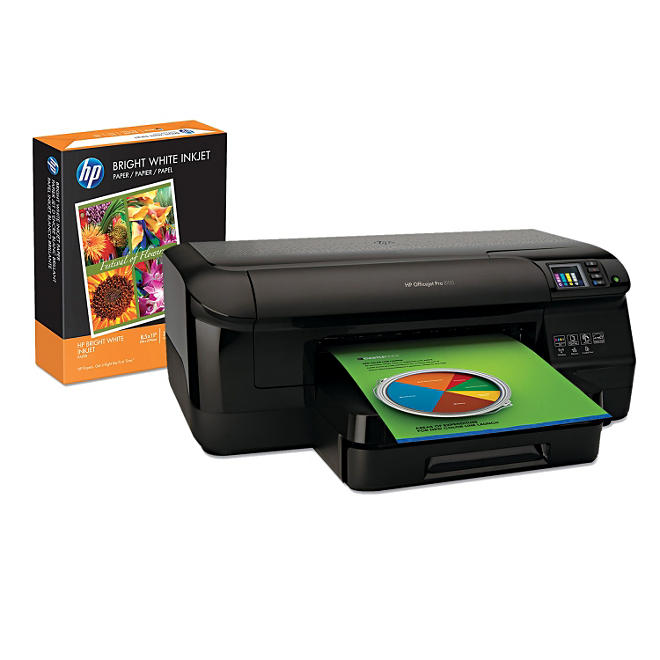 HP Officejet Pro 8100 Wireless Inkjet ePrinter with Your Choice of HP Paper