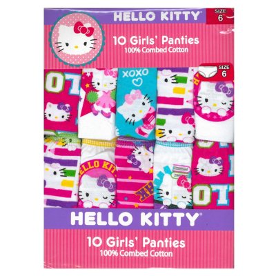 Hello Kitty Girls' 100% Combed Cotton Underwear in Sizes 2/3t, 4t