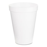 Dart Foam Drink Cups, 12 oz., White (1000 ct.)