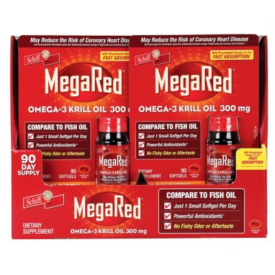 Schiff® MegaRed® Omega3 Krill Oil Sam's Club