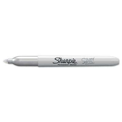 Sharpie Metallic Permanent Marker, Fine Point, Metallic Silver, 12ct. -  Sam's Club