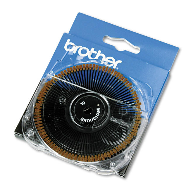 Brother Brougham 10-Pitch Cassette Daisywheel for Brother Typewriters, Word Processors