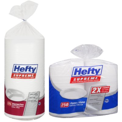 Hefty®Supreme™ Foam Plates Sam's Club