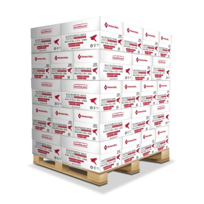 pallet of copy paper