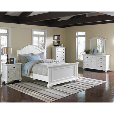 Addison White 5 Piece King Bedroom Set