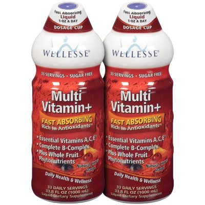Wellesse Multivitamin Liquid Dietary Supplement 338 Fl