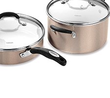 LOWEST PRICE! 😱 Food Network 10-pc. Nonstick Ceramic Cookware Set Only  $39.99 (Reg. $129.99) + FREE SHIPPING! 🔥 🏃 Log in and use: GET10…