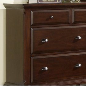 Brinley Cherry Dresser And Mirror Sam S Club