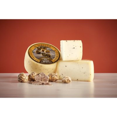 Buy Wheels of Pecorino Al Tartufo Cheese from Italy in Bulk Online