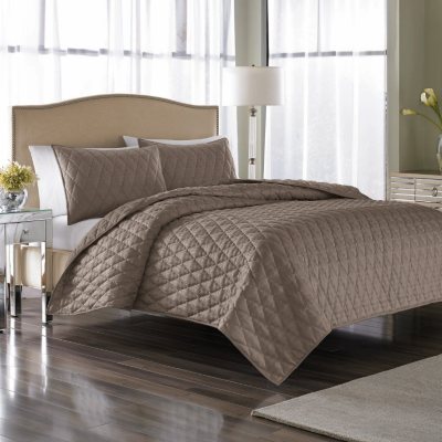 Nicole Miller Serenity 3 Piece Coverlet Set Queen Sam s Club