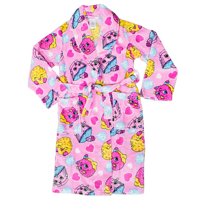 Shopkins Packaged 2-Piece Pajama Set & Luxe Plush Robe