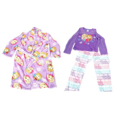 Disney's Frozen Packaged 2-Piece Pajama Set & Luxe Plush Robe - Sam's Club