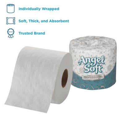 Angel Soft Professional Series 2 Ply Toilet Paper 450 Sheets 80 Rolls 16880 Sam S Club