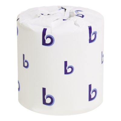 Case/96 rolls 500 Sheets Cotton Bay Bright White 2-Ply Bath Tissue Toilet Paper 