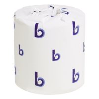 Boardwalk Two-Ply Toilet Tissue, Septic Safe, White, 4.5" x 3" (500 sheets/roll, 96 rolls)