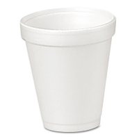 Dart Foam Cups, Hot and Cold, White (Choose Your Size and Count)