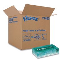 Kleenex White Facial Tissue, 2-Ply, White, Pop-Up Box (100 sheets/box, 36 boxes)