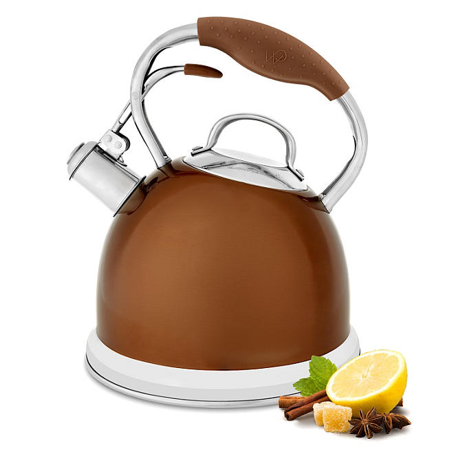 Wolfgang Puck Stainless-Steel Tea Kettle (Assorted Colors)