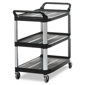 WDT Commercial Grade Heavy Duty Utility Cart 990Lbs Capacity 3 Tier Wire  Roll
