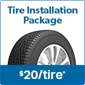 Tire installation deals cost