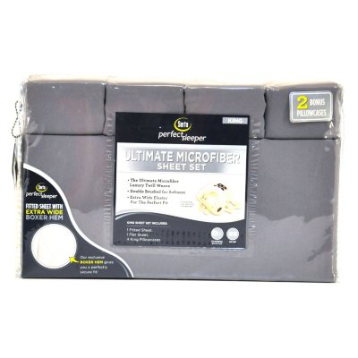 SERTA MICROFIBER SHT GREY Sam's Club
