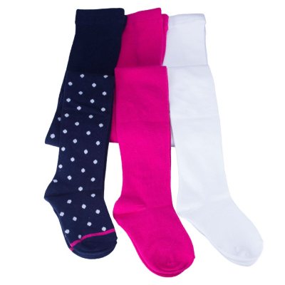 Keds Girls Footless Fleece Tights and Footed Cotton Tights (Assorted ...