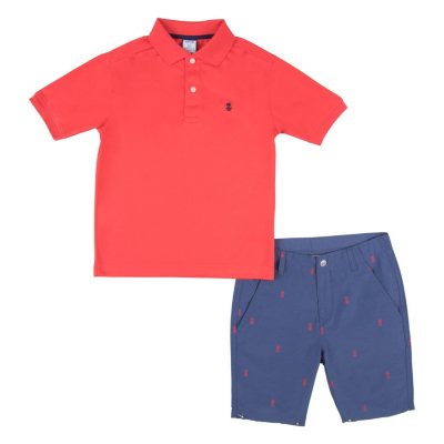 IZOD Boys Polo and Short Set Sam s Club