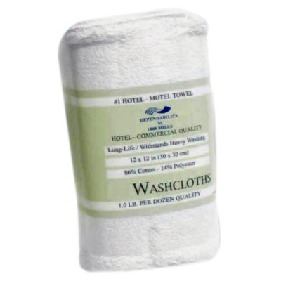 Hotel White Wash Cloth 300 pk. Sam s Club