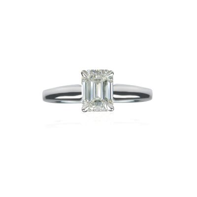 Sam's club emerald 2025 cut engagement ring