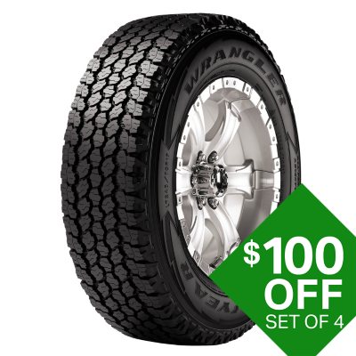 Goodyear Wrangler AT Adventure - 245/70R17 110T Tire - Sam's Club