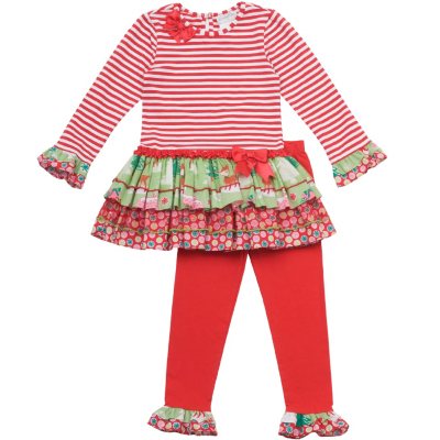 Emily Rose 2 piece Girls Tutu and Legging Set - Stripe - Sam's Club