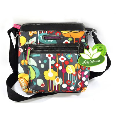 LILY BLOOM CROSSBODY FLOWER ON GRAY Sam s Club