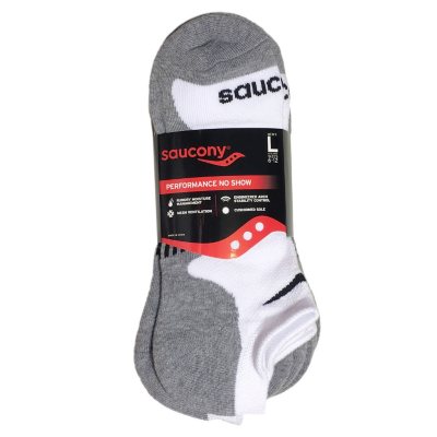 Saucony men's best sale no show socks