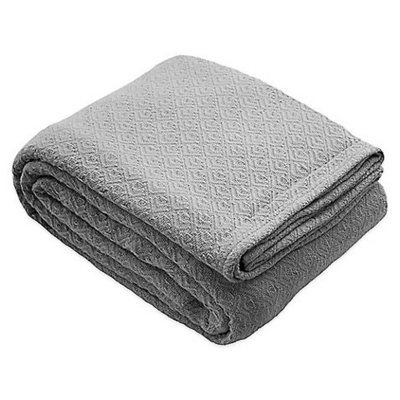 COTTON BLANKET KING GRAY - Sam's Club