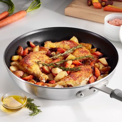 Choice 14 Aluminum Non-Stick Fry Pan