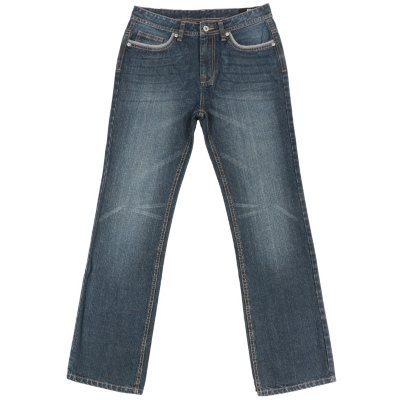 Boy's Designer Branded Sanded Boot Cut Denim Jean - Sam's Club