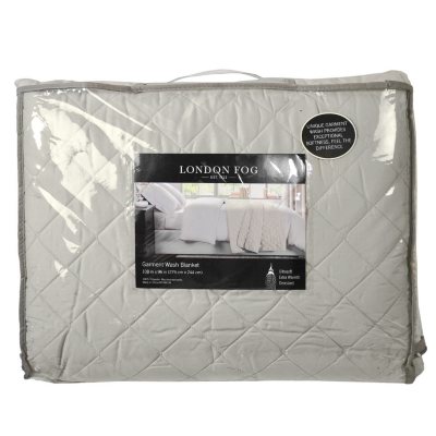 LONDON FOG BLANKET K WHITE Sam's Club