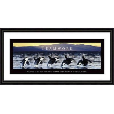 Custom Framed Artwork - Teamwork - Whales - Sam's Club