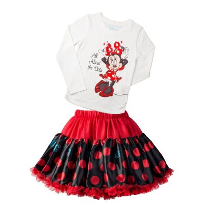 Girls minnie outlet mouse skirt