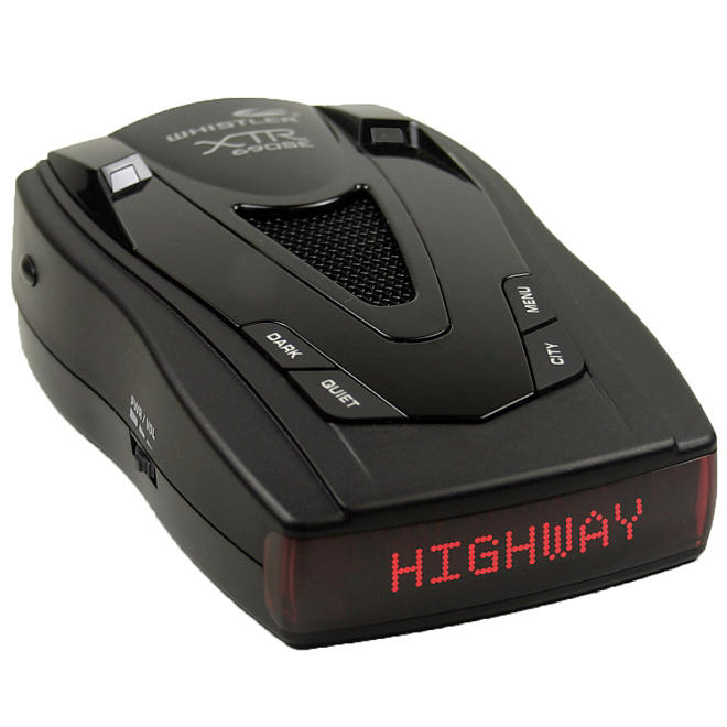 Whistler XTR-690SES Laser-Radar Detector with IntelliCord and Non-Skid Dash Pad