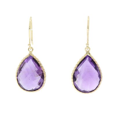 Resultado de imagen para amethyst earring