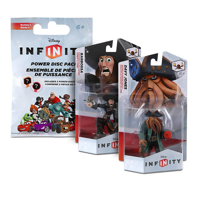 Disney Infinity 2 Figure Bundle with Bonus Power Disc Pack - Pirates of the Caribbean